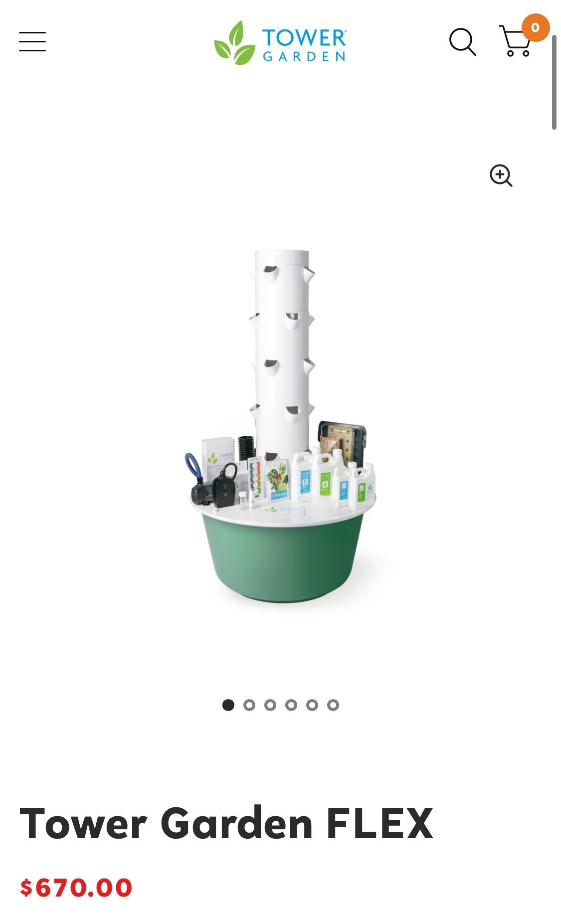 Flex Hydroponic Tower Grow System