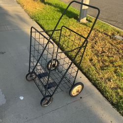 Free foldable cart Rialto by the 10th fwy, if posted is available- will not answer this questions