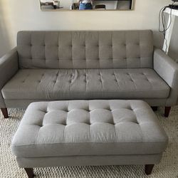 Sofa & Ottoman - Scandinavian Designs