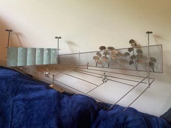 Curtis Jere Metal Tennis Art