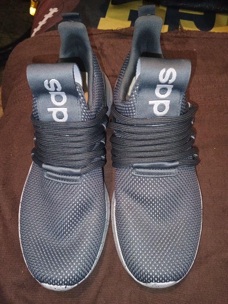 Adidas Lite Racer Adapt 3.0 'Grey Speckled' FZ0953 Size 7 Mens Sneakers/Shoes, New
