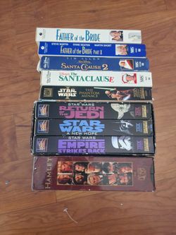 5- VHS movies set bundle