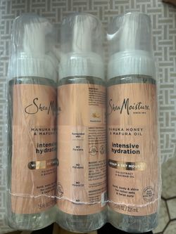 SheaMoisture Manuka Honey & Mafura Oil Wrap & Set Mousse, 7.5 oz (3-pack)