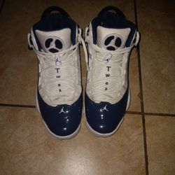Jordan 6 Rings "White/Midnight Navy/Neutral Grey" Men's Shoe 