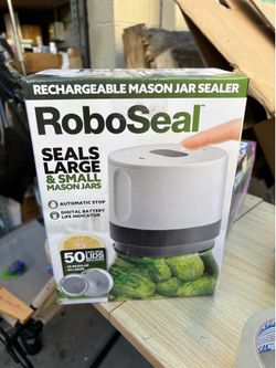 RoboSeal RECHARGEABLE MASON JAR SEALER
