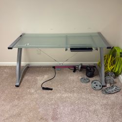 Glass Desk