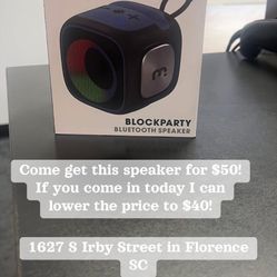 Block Party Bluetooth Speaker 