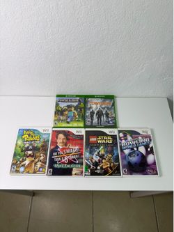 Lot of 6 games in perfect condition