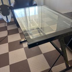 Glass Desk