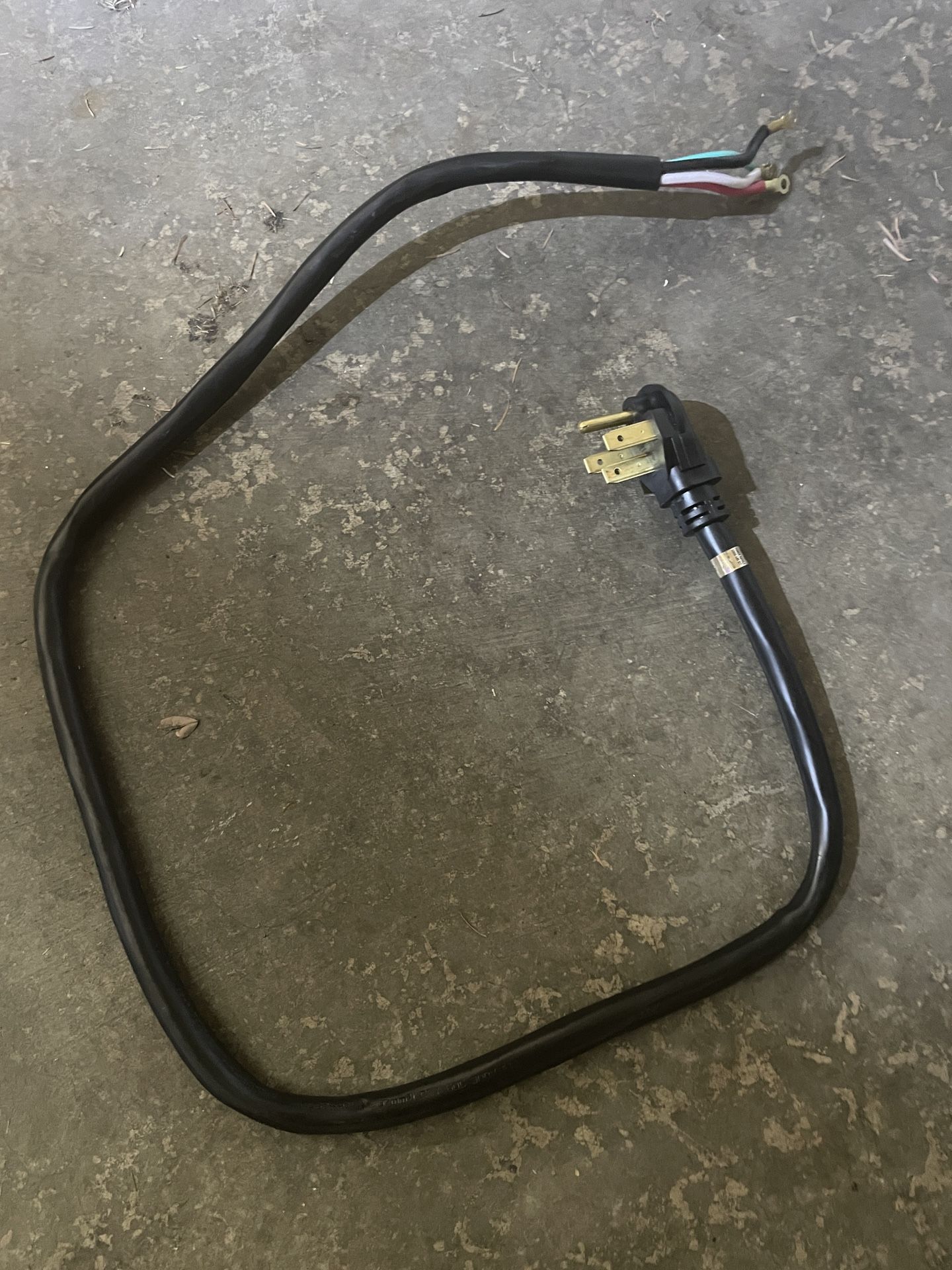 Appliance power cord 40amp