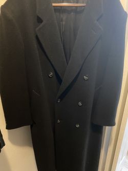 Saville Row Cashmere  Blend Trench Coat