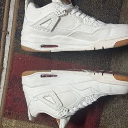 LEVI’S  X  AIR JORDAN 4 RETRO “WHITE DENIM”
