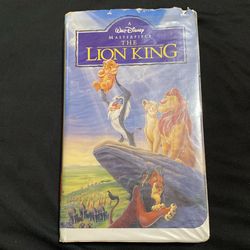 Disney The Lion King VHS Walt Disney Masterpiece Clamshell Case