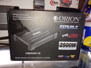 Photo New Orion Cobalt 2500w Mono Subwoofer Amplifier
