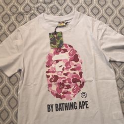 Bathing Ape Pink Camo Shirt