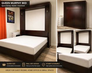 Murphy bed all wood queen