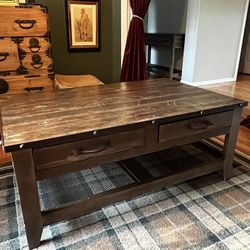 Matching Coffee Table & Credenza