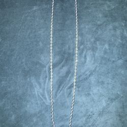30” 5mm925 Italy Rope Chain