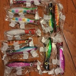 Lures - Poppers $15 or 3 for $40