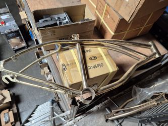 Mini Lowrider Bicycle Cruiser Frame Gold Brand New