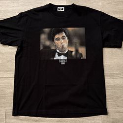 Men's KITH for Scarface Montana Power khm034175-001 Tee Black Size Large New with Tags