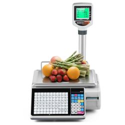 Bonvoisin Label Printing  Scale 33lbs Price Scale With Label Print #2089J UP1