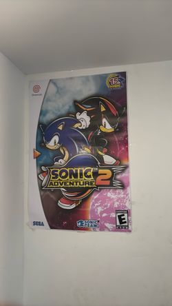 Sonic Adventure 2 Sega Dreamcast Poster