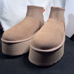 UGG Classic Mini Dipper for Women Chestnut Suede Boots