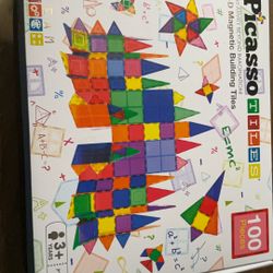 Picasso 100pc Magnetic Tiles 