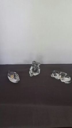 Crystal princess house figurines