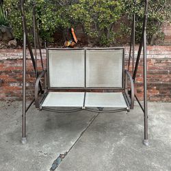 Outdoor Loveseat Bench Swing
