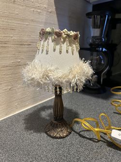 Small decorative desk lamp