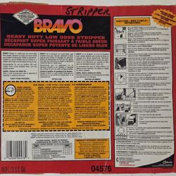 Bravo 04576 is a heavy duty, low odor floor stripper used on industrial,institutional,VCT Flooring.