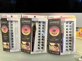 IMPRESS False Eyelashes!! Doesn’t Require Glue! 