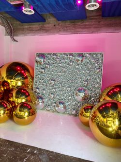 7’ by 7’ disco ball wall