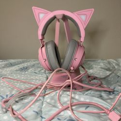 Razer Kraken Kitty Edition  (Pink) and Headset Stand