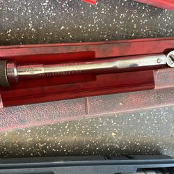 Snap on 3/8 torque wrench