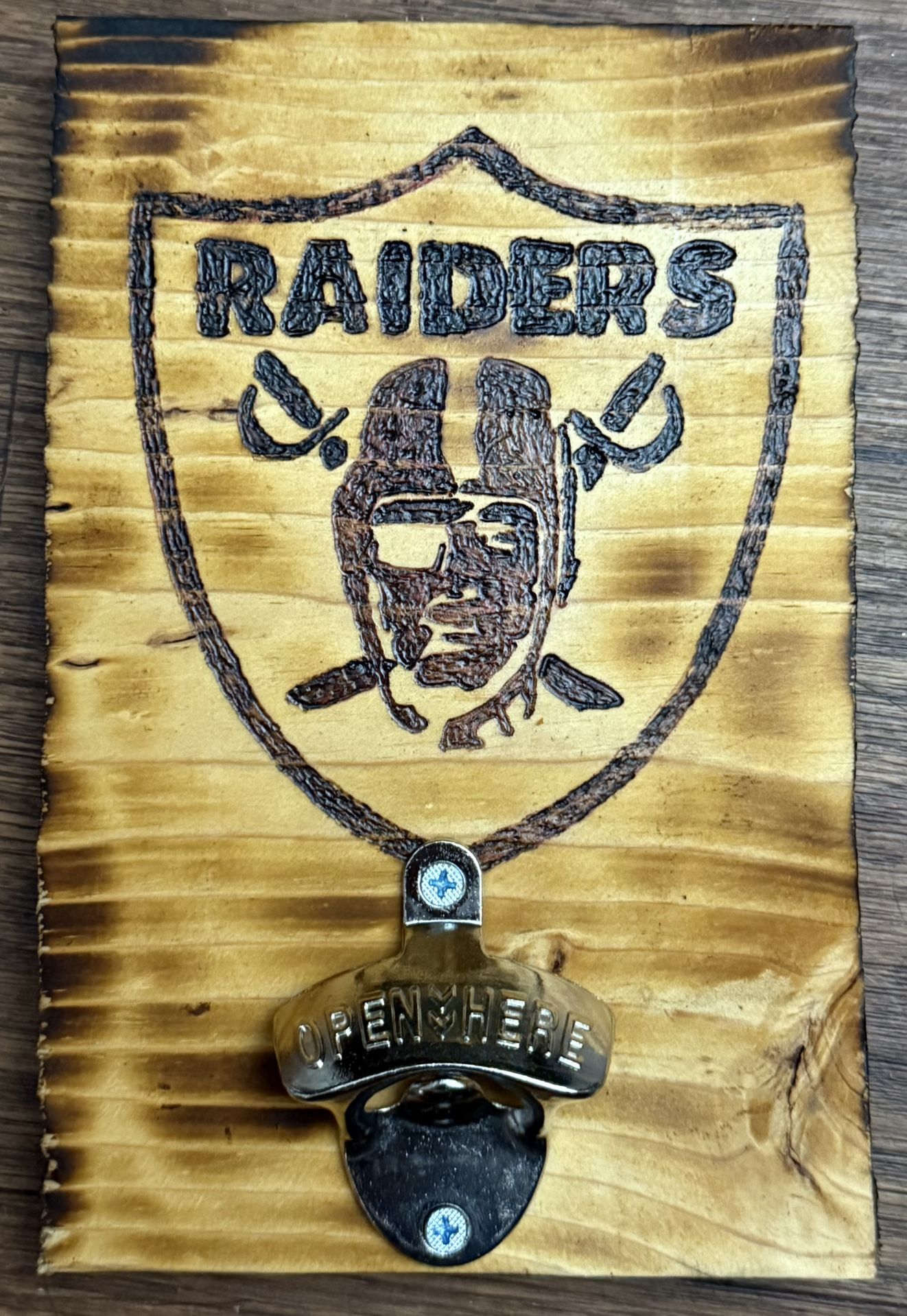 Raiders Bottle Opener