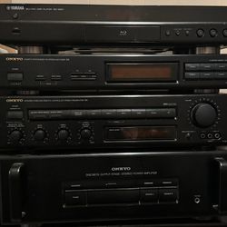 VINTAGE ONKYO STEREO COMPONENTS SYSTEM 