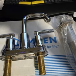 Mowen Gibson Chrome 2 handle sooner, set bathroom faucet.