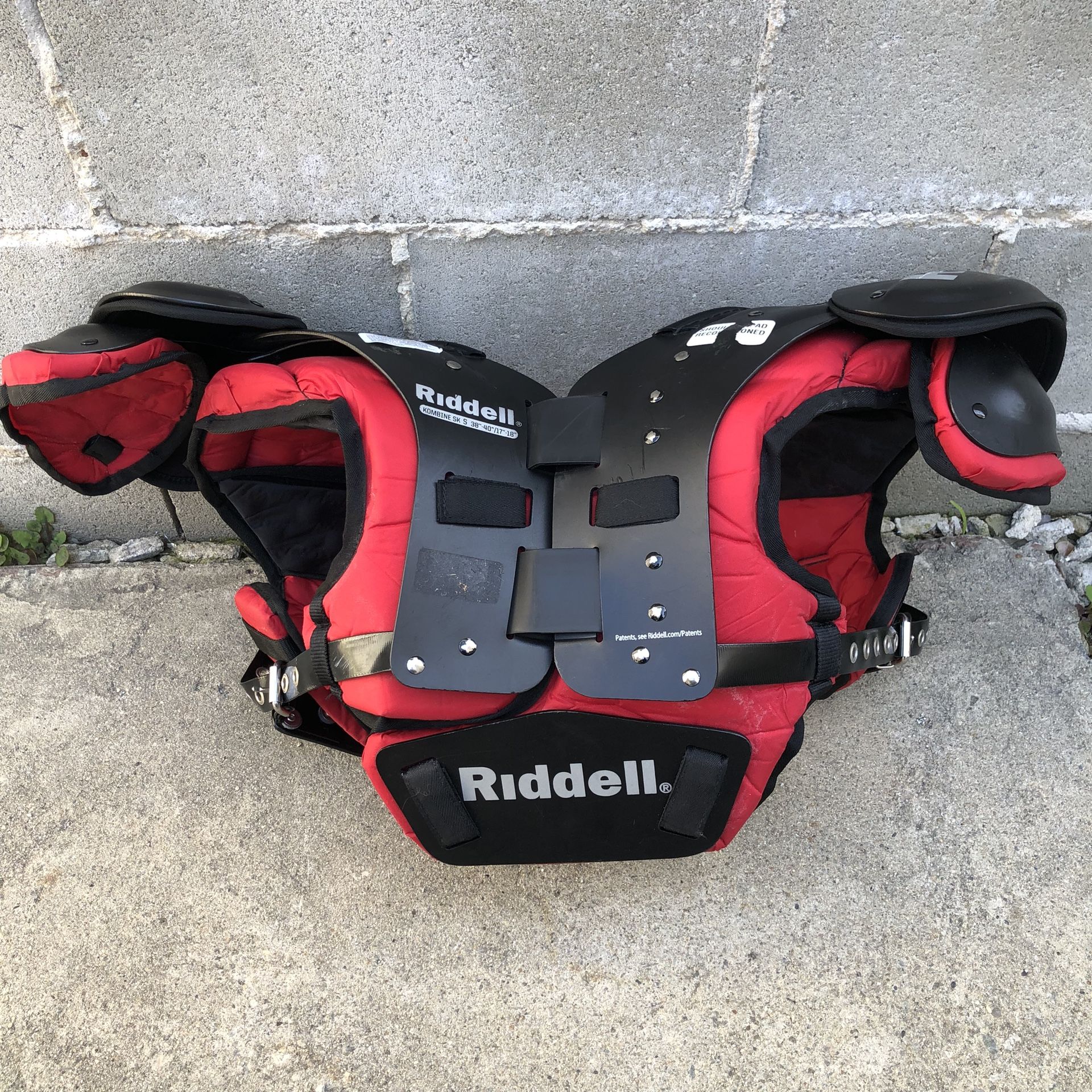 Football Shouder Pads. Riddell Kombine Shoulder Pads Check Out
