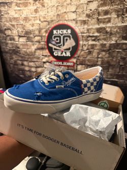 Dodgers vans.  Size 10.5