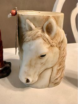 Western Horse & Cowboy Décor Lot – 5 Pieces