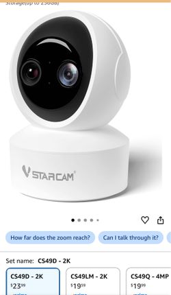 VSTARCAM CS49D Dual Lens Indoor njSecurity Camera