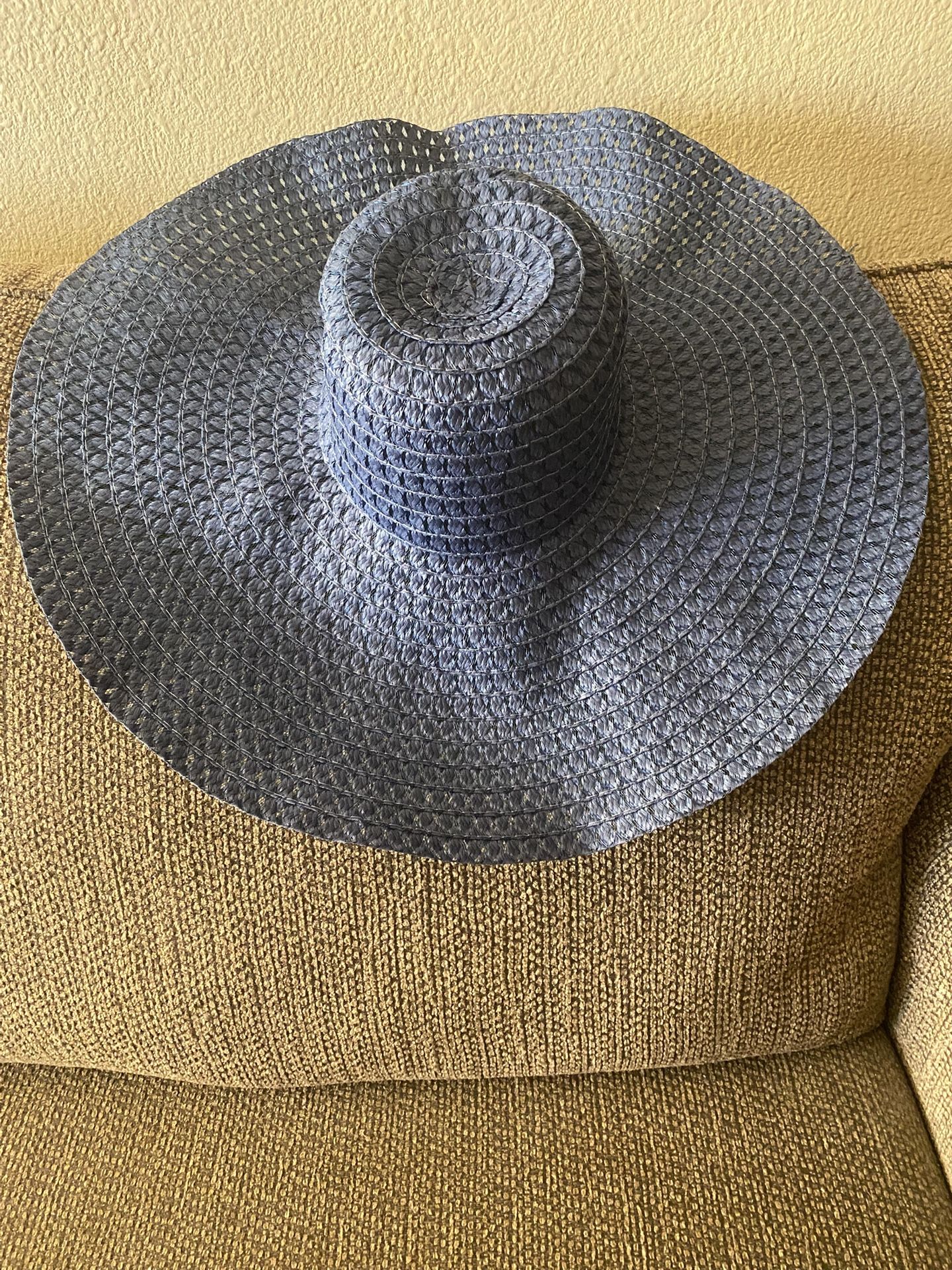 New! Navy Woven Sun Hat. Read description for details and location.