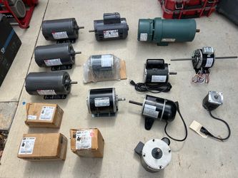 15 commercial motors All diferent prices starting at $50 to $400