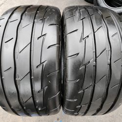 2 USED TIRES FIRESTONE 255/45/20