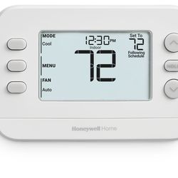 Honeywell Thermostat, 5-2 Day Digital Programmable Thermostat, White
