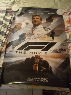 F1 THE MOVIE 27×40 DOUBLE SIDED THEATRICAL GROUP POSTER