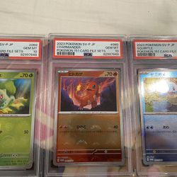 Pokémon PSA 10 Japanese 151 File Set Promos Sequential